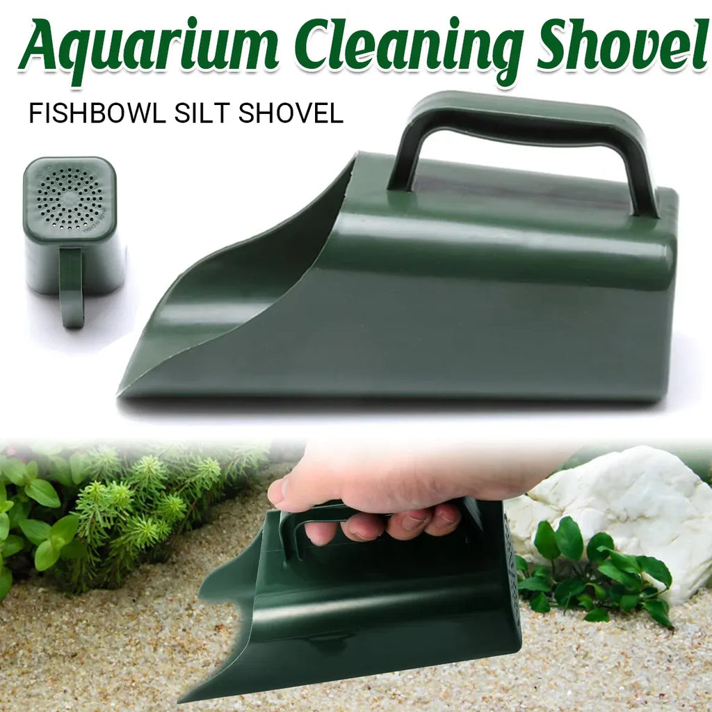 Aquarium Sand Cleaning Shovel Water Permeable for Fish Tank Gravel